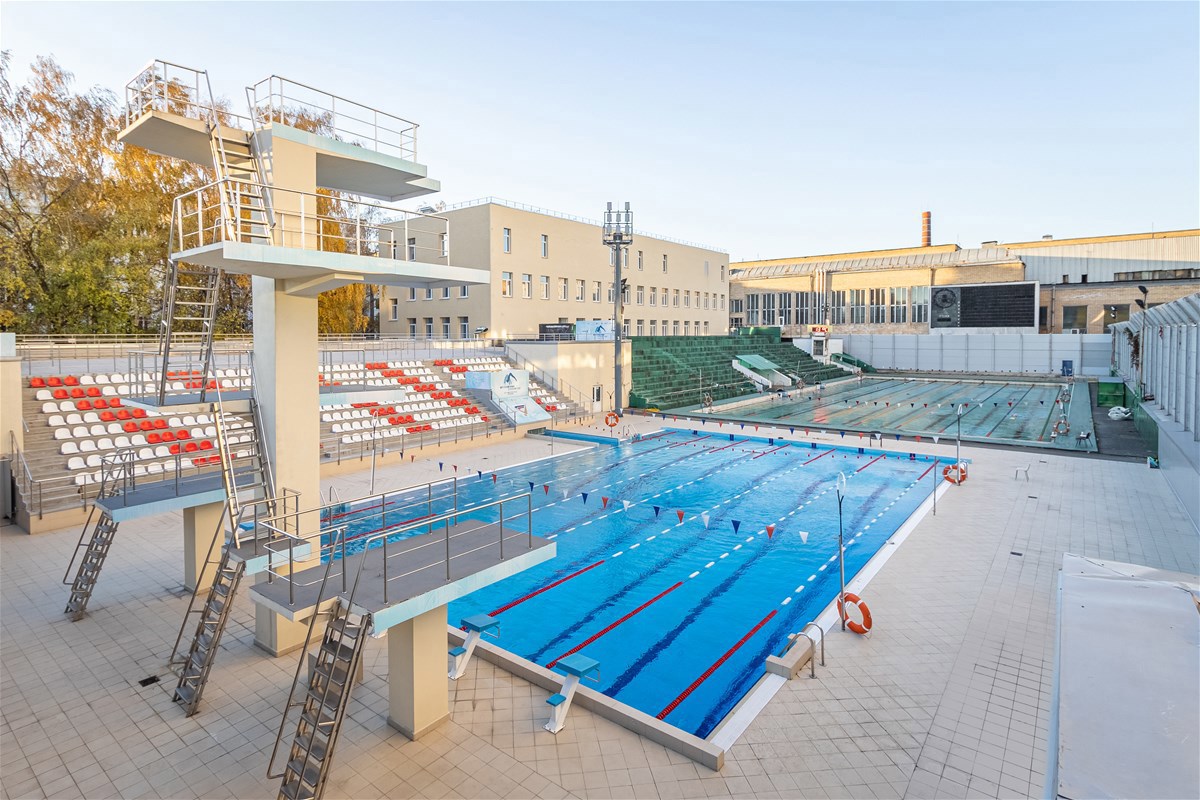 Бассейн плавательный 25-метровый открытый, «№9, прыжковый»